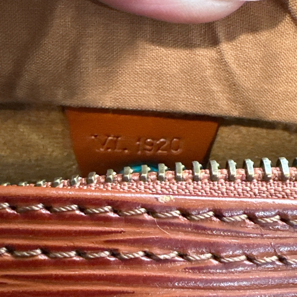 Louis Vuitton Speedy 25 Epi Leather Kenya Brown Bag Lock Key #301 COA Dust Bag - Picture 15 of 16